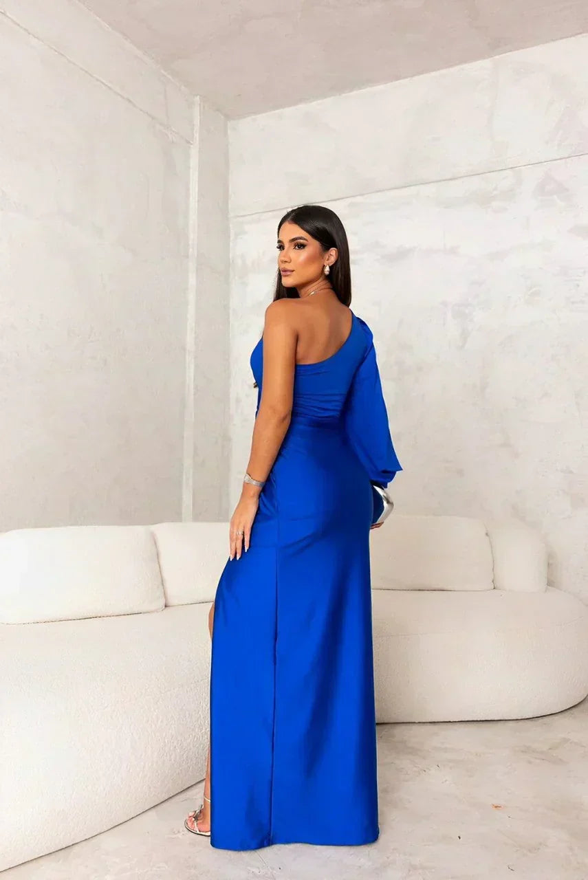 Hollis & June | Sarah One-Shoulder Maxi Dress