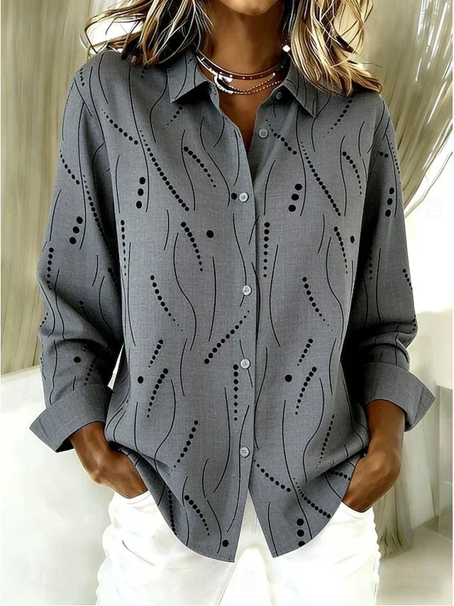 Hollis & June | Pernella Dotted Line Blouse