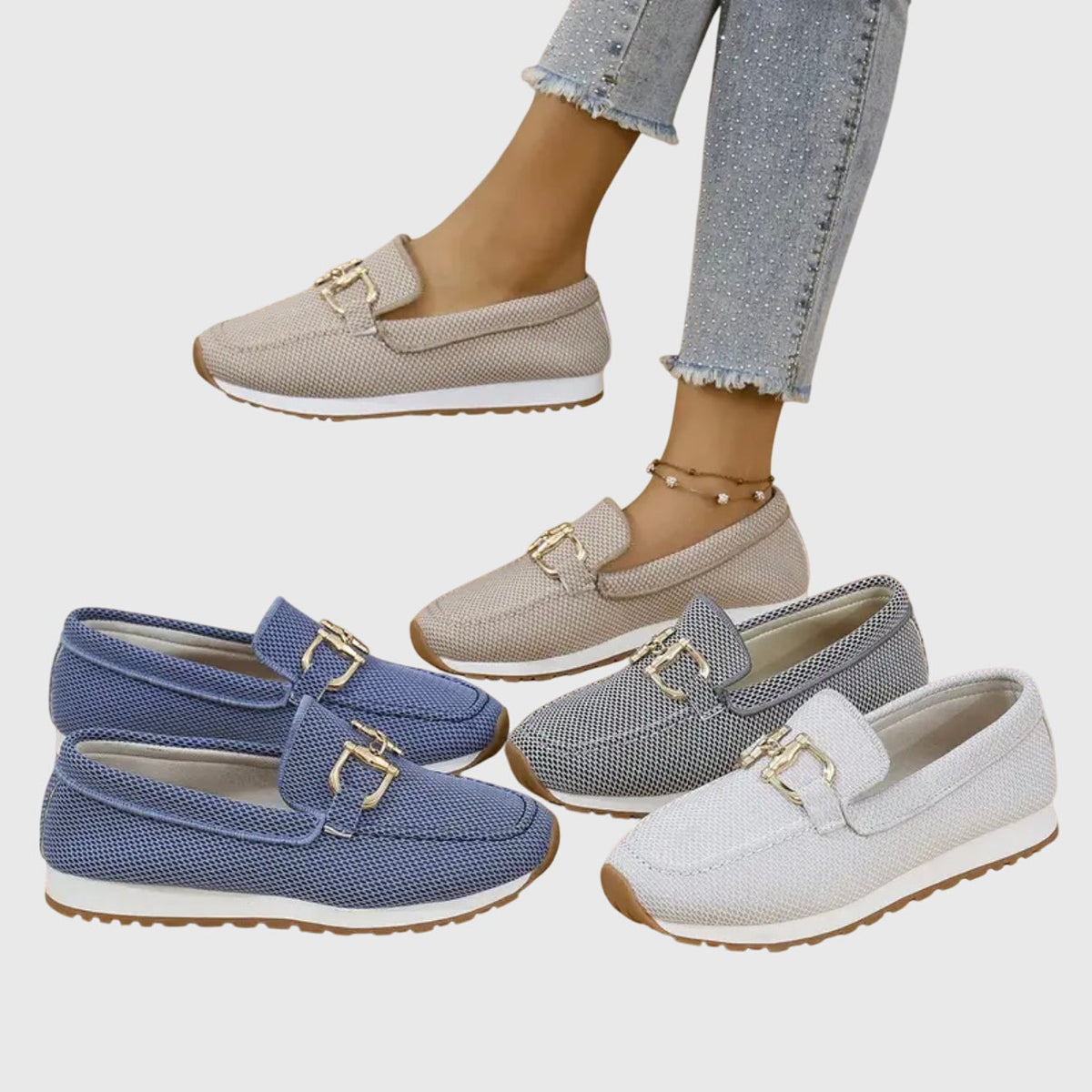 Hollis & June | Susie Comfort Loafer Sneakers
