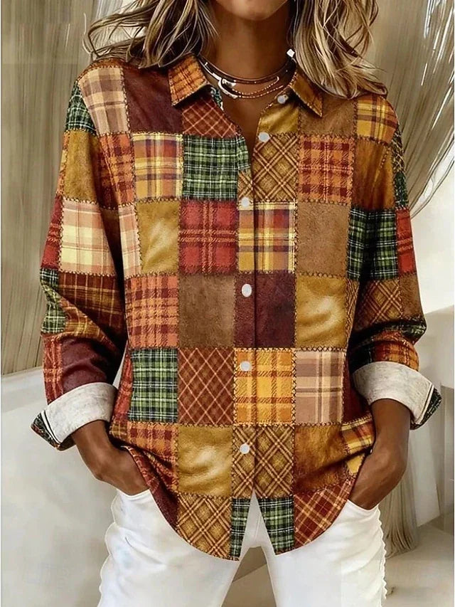 Hollis & June | Merritt Vintage Patchwork Blouse