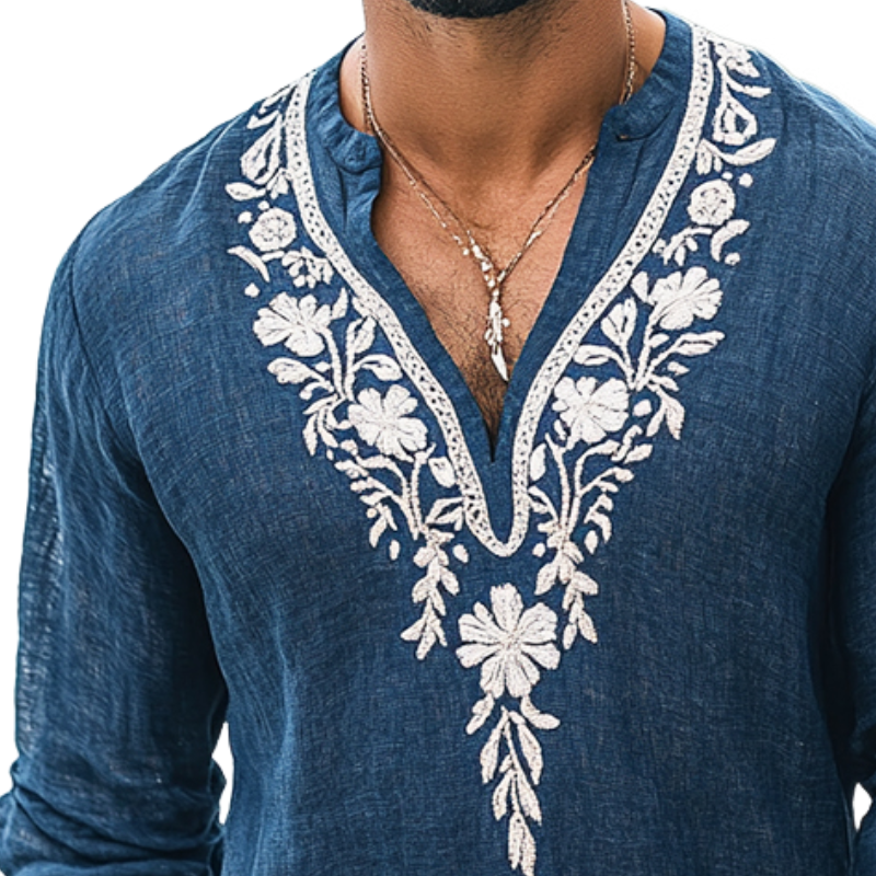 Arlo Henley Linen Shirt