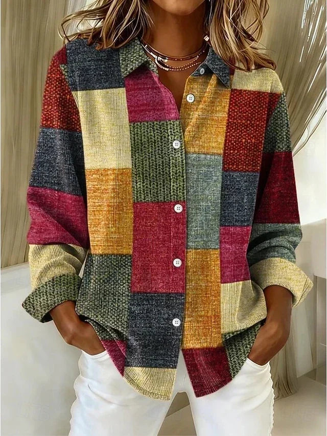 Hollis & June | Merritt Vintage Patchwork Blouse