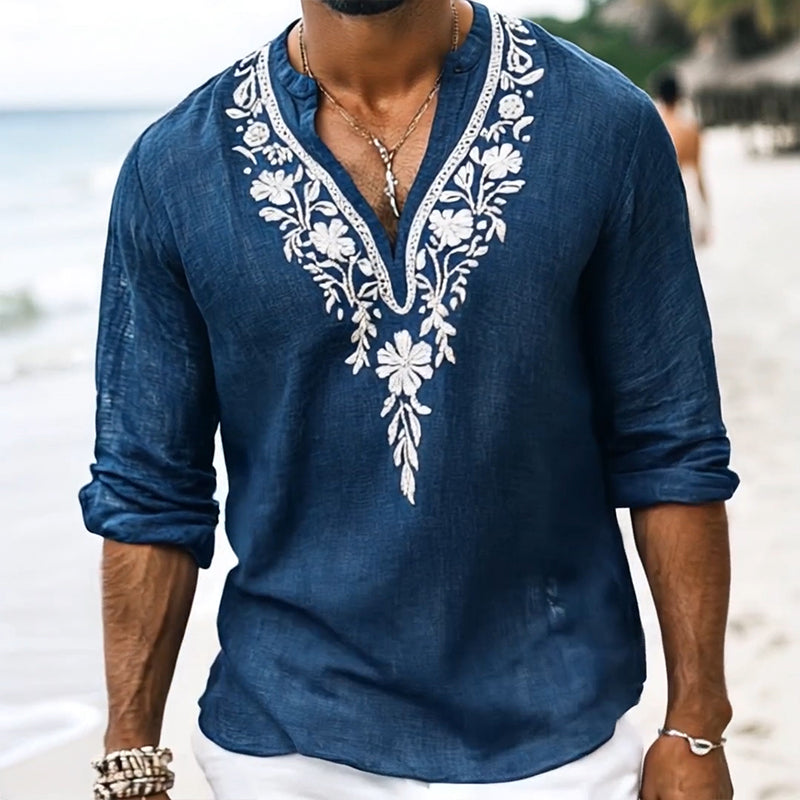 Arlo Henley Linen Shirt