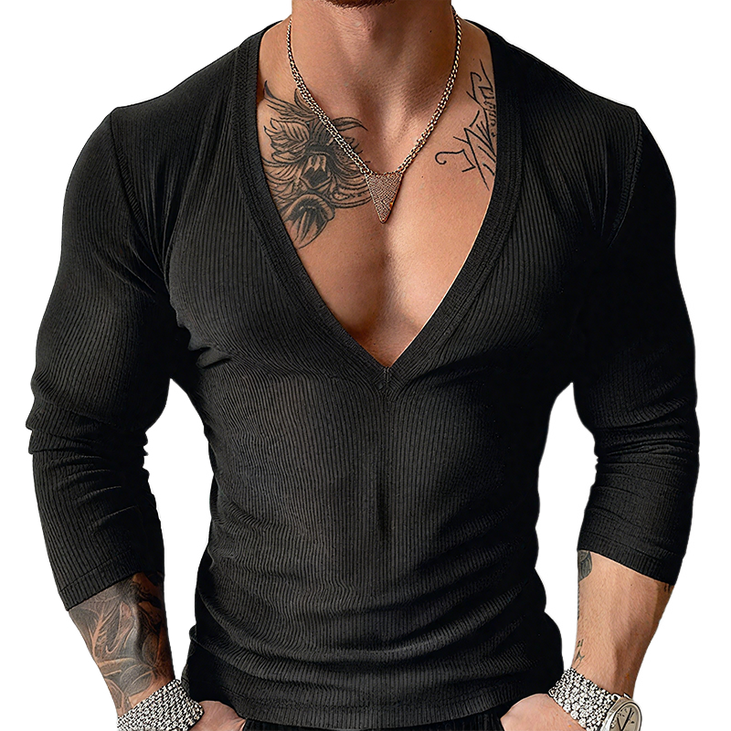 Owen Striped V-Neck