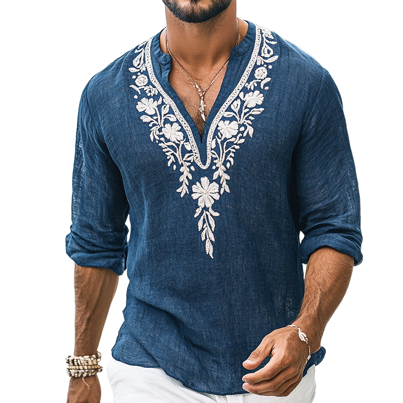 Arlo Henley Linen Shirt