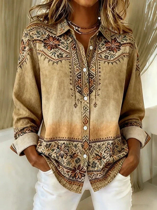 Hollis & June | Rexanna Vintage Floral Blouse