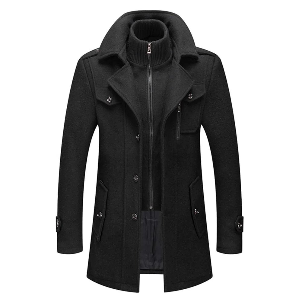Hollis & June | Two-Piece Layered Coat