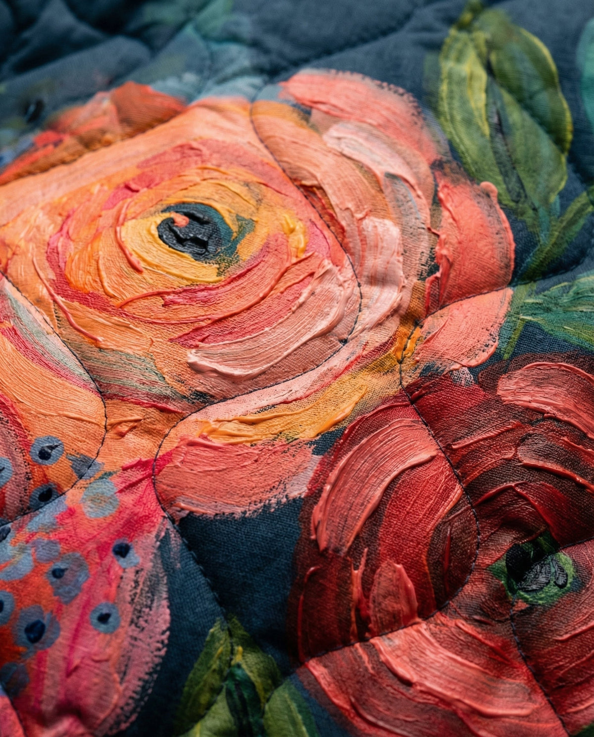 Hollis & June | Amaya Vintage Floral Quilted Jacket