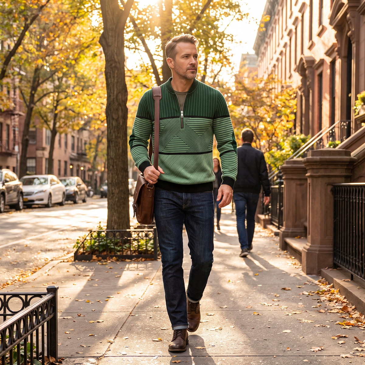 Hollis & June | Viktor Half-Zip Sweater