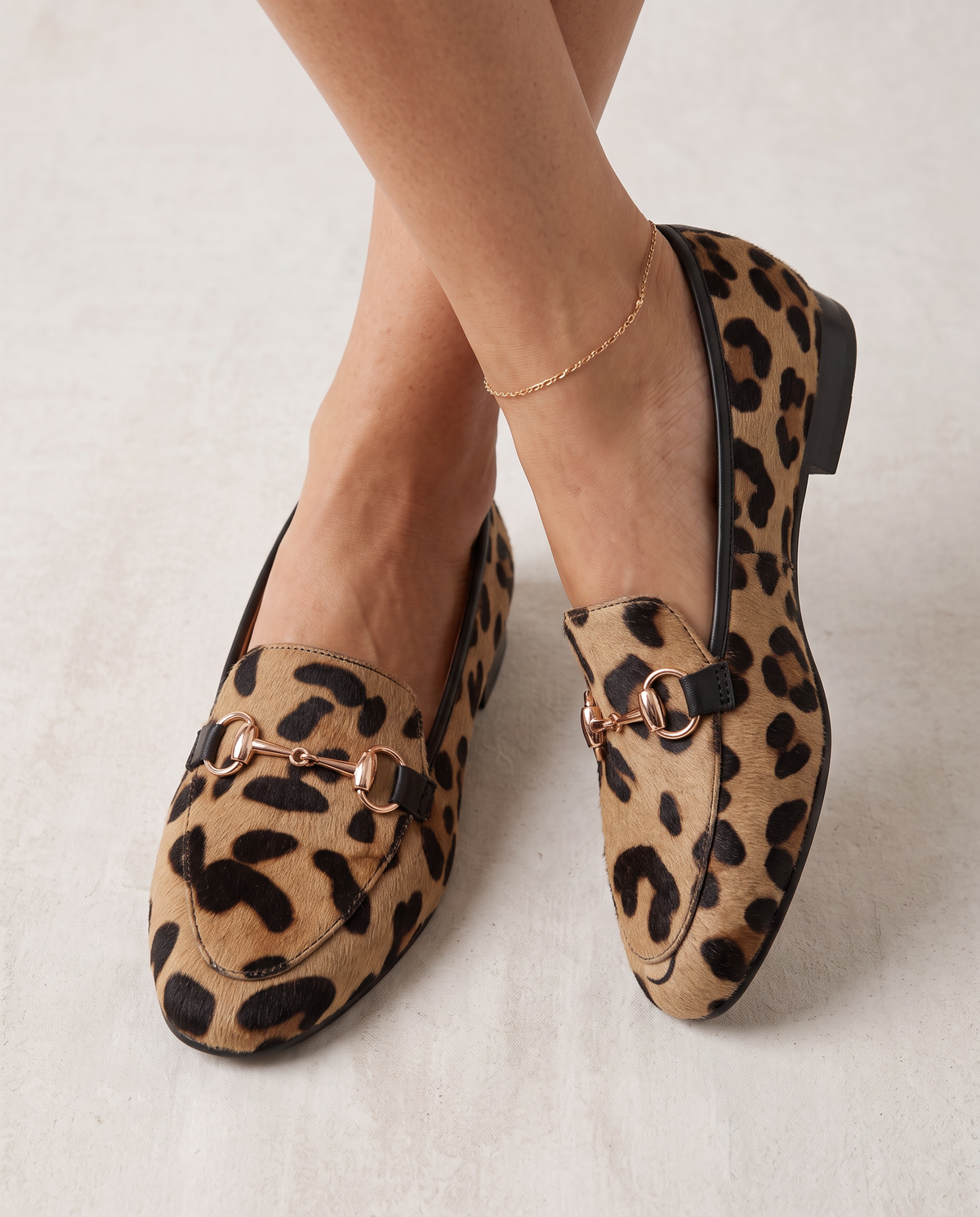 Hollis & June | Serena Leopard Bit Loafers