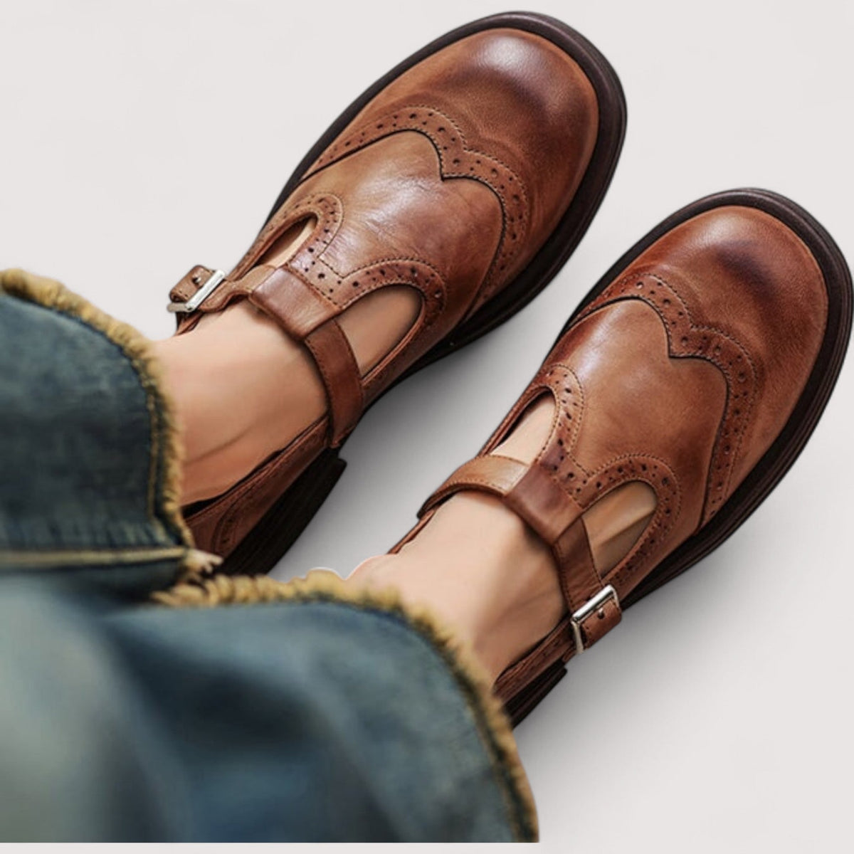 Hollis & June | Florence Mary Jane Comfort Shoes