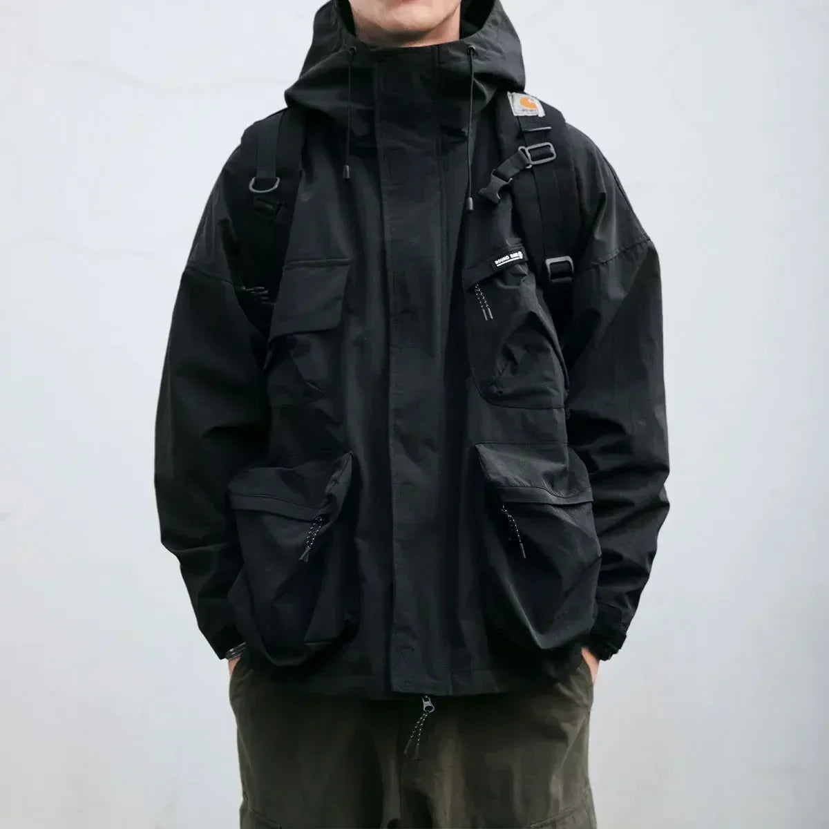 Ward -  Multi-Pocket Hooded Windbreaker Jacket | By Mason & Reed London