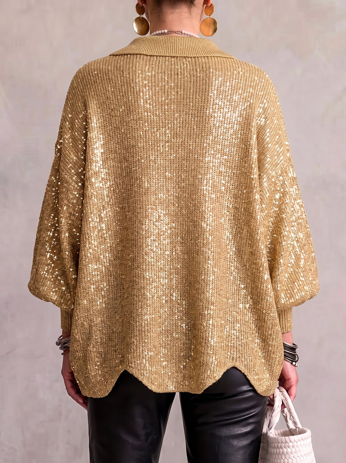 Hollis & June | Karina Oversized Collared Cardigan