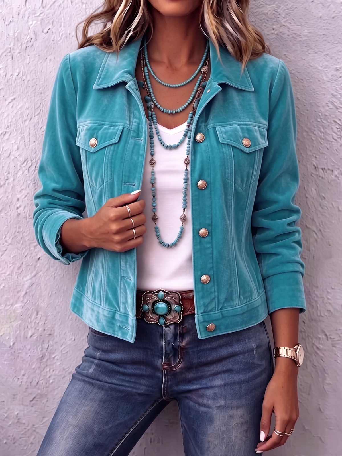 Hollis & June | Dianne Velvet Jacket
