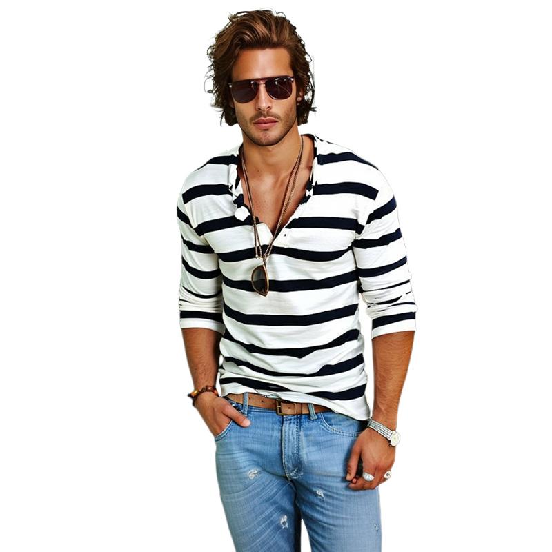 Alto Striped Henley
