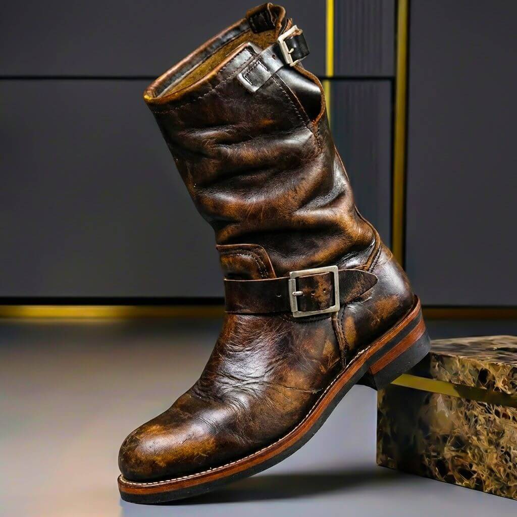 Hollis & June | Bancroft Vintage Leather Boots