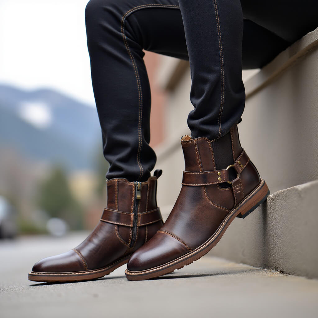 Hollis & June | Roadster Leather Boots