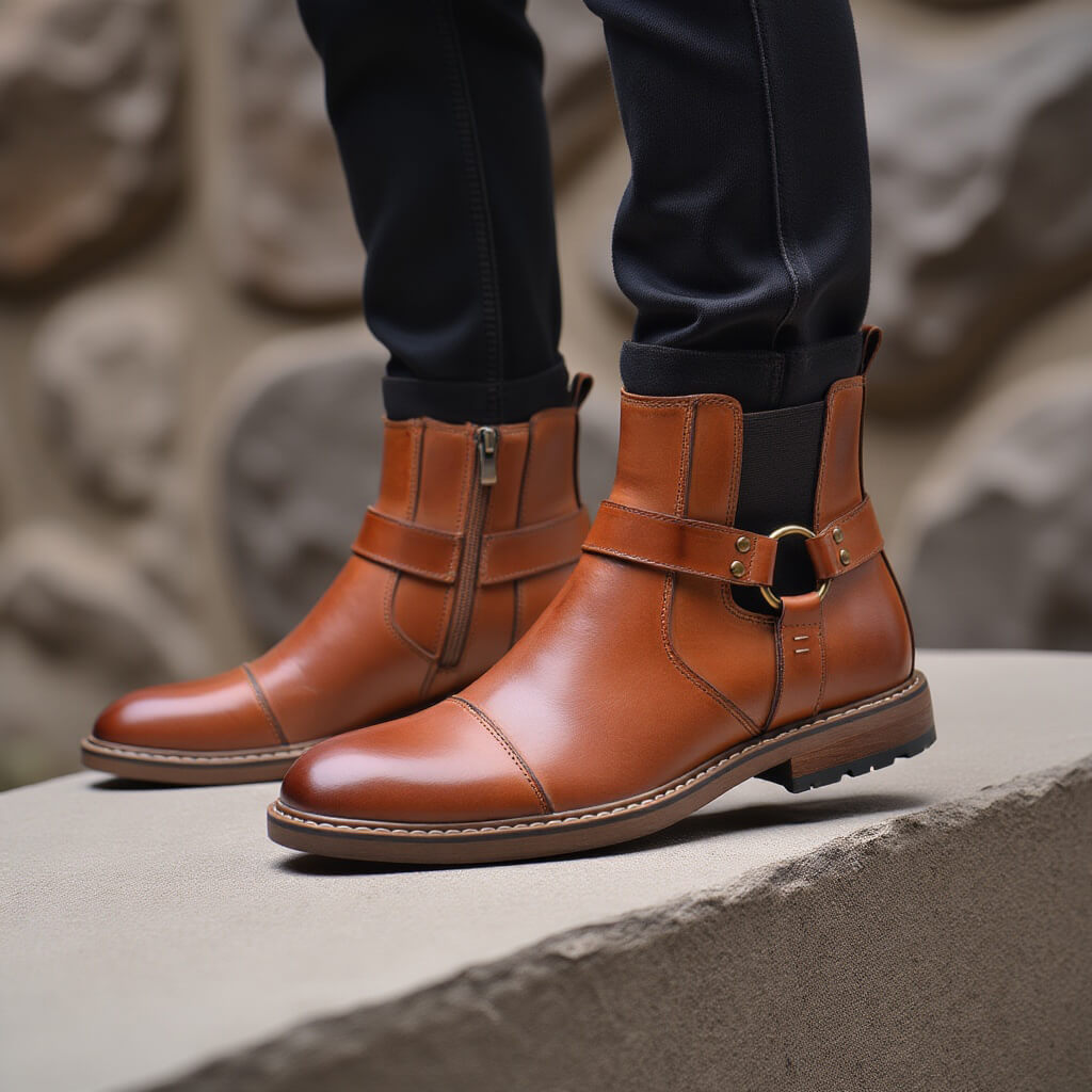 Hollis & June | Roadster Leather Boots