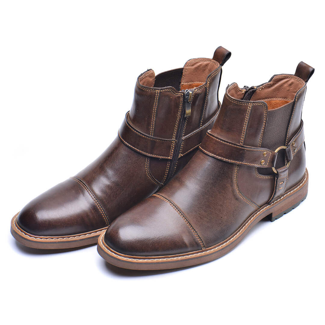 Hollis & June | Roadster Leather Boots