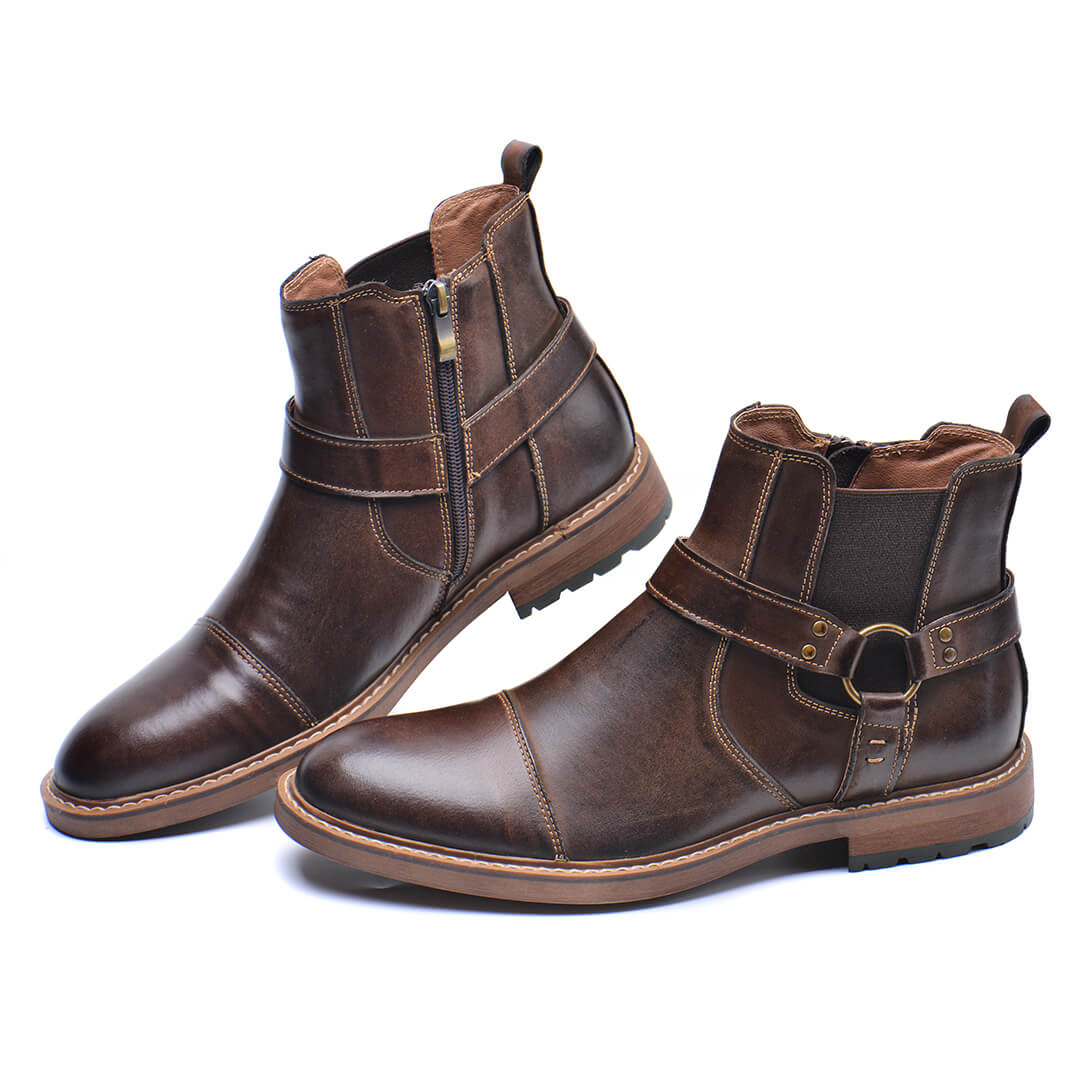 Hollis & June | Roadster Leather Boots