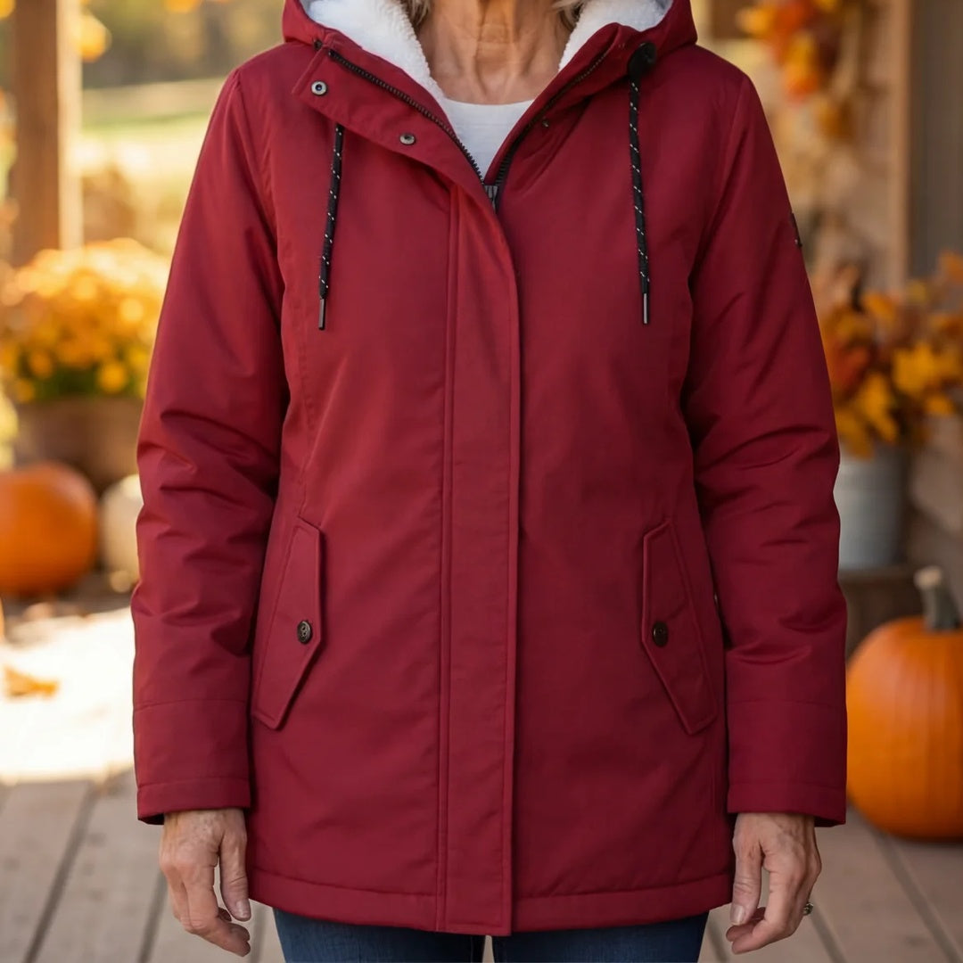 Hollis & June | Heide Quilted Hooded Winter Coat