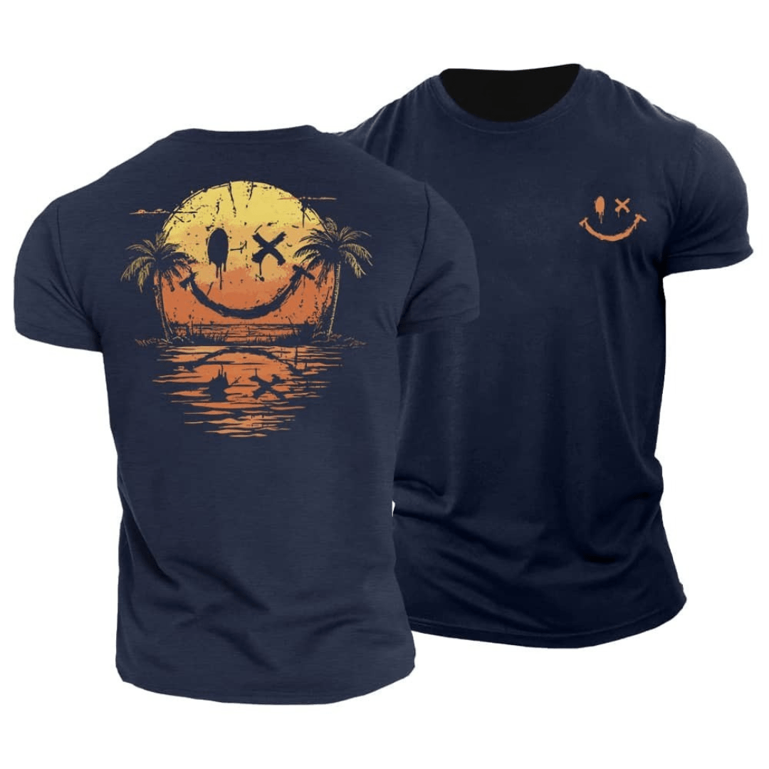 Hollis & June | Smiley Print T-Shirt