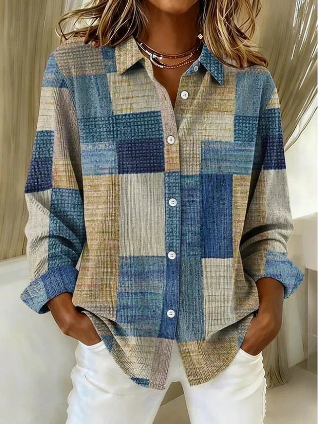 Hollis & June | Merritt Vintage Patchwork Blouse