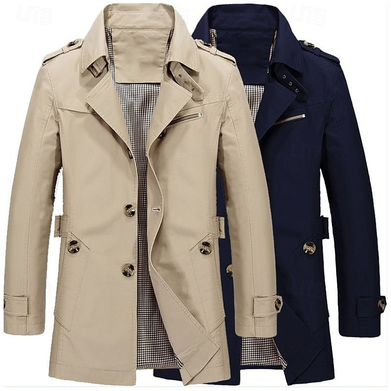 Hollis & June | Caleb Tailored Trench Coat